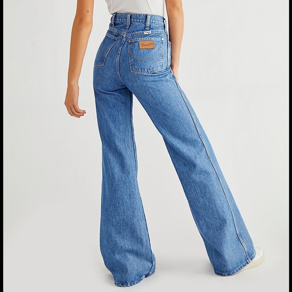 Wrangler Wanderer 622 Women's Blue Flare Cotton Jeans